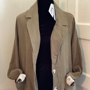 New with tags - Polagram Blazer - Olive -